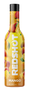 Fles Redshot Mango, ijskoud geserveerd